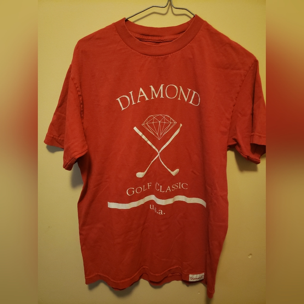 Mens Diamond Gold Tshirt